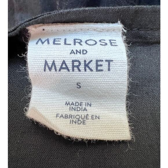 Melrose and Market Wmns Small Black Strappy Lined Tiered Mini Dress NEW - Picture 3 of 11